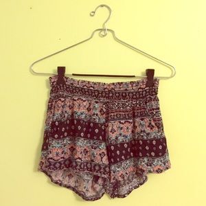 Comfy boho style fashion shorts