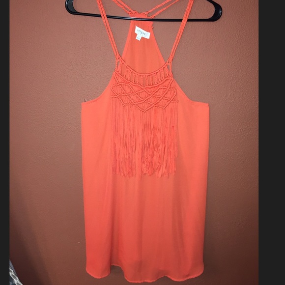 Umgee Bright Orange Dress