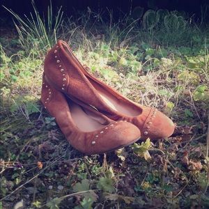 J.Crew studded suede flats