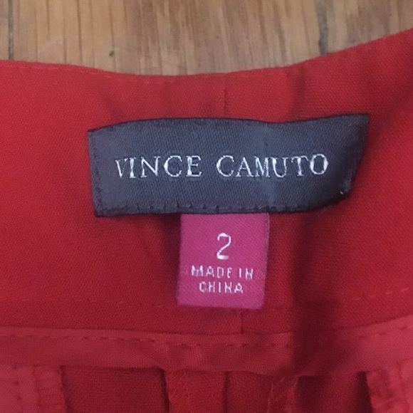 Vince Camuto Red Pants - Picture 2 of 4