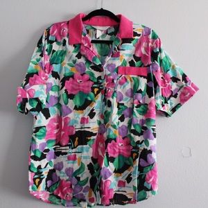 80s button up