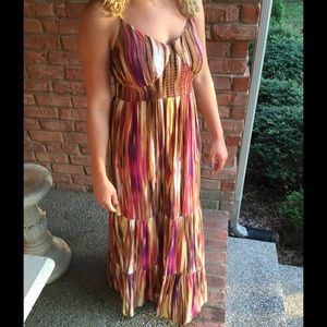 Miss Tina multicolored maxi dress