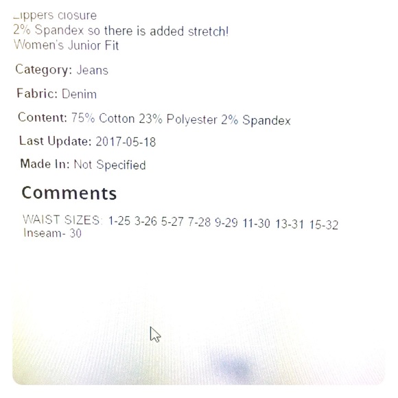 ✨Last One ✨Butt Lifting White Ripped Jeans - Picture 5 of 5