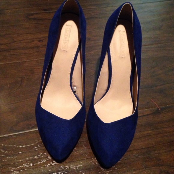 Cobalt Zara Trafaluc heels
