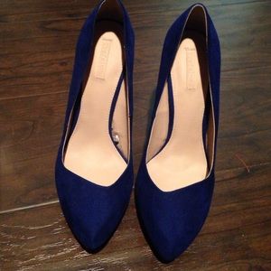 Cobalt Zara Trafaluc heels