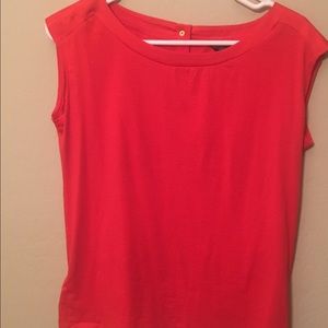 Ann Taylor cap sleeve tee, size Medium petite