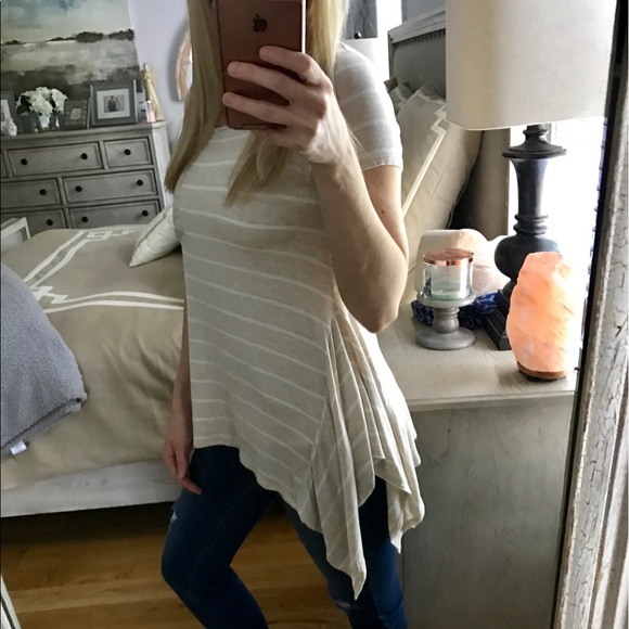 ‼️Clearance Handkerchief Stripe Top - Picture 4 of 6