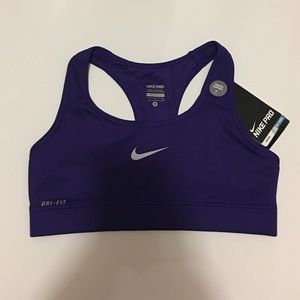 NWT Purple Nike-Pro Dry Fit Sports Bra