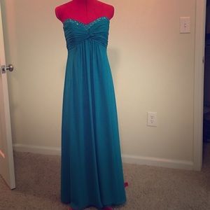 David's bridal long formal dress