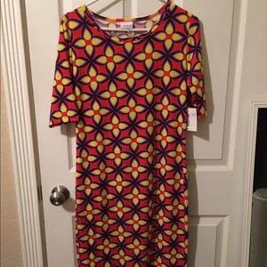 LuLaRoe Julia dress large