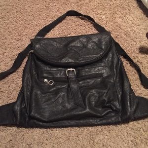 Black backpack/purse
