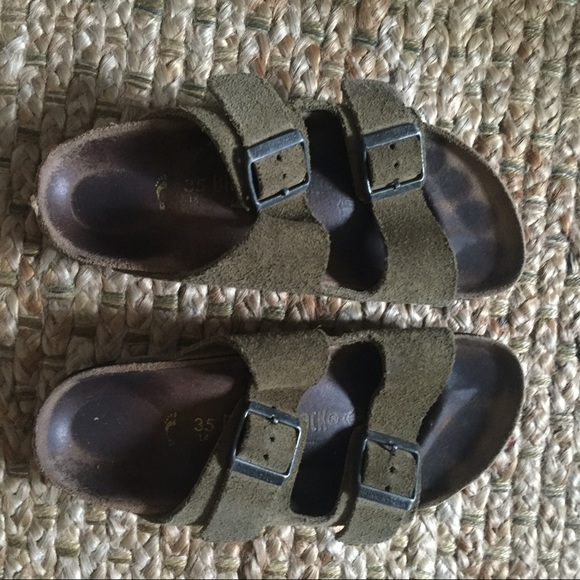 Birkenstock sandals.