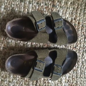Birkenstock sandals.