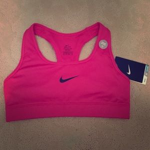 Brand New With Tags Pink Nike Sports Bra!