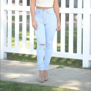 Fashion Nova Split Jeans