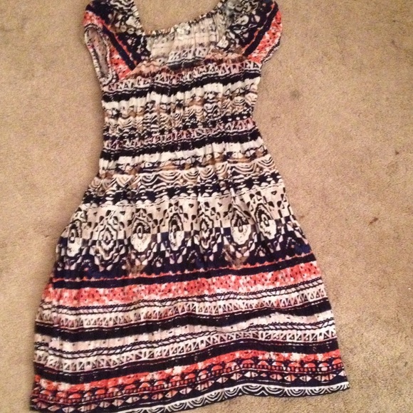 Tribal print dress
