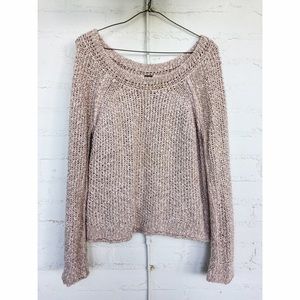 Free People Open-Knit Sweater