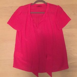 Hugo boss pink blouse.