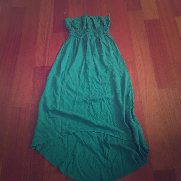 Strapless High-Low Dress - Picture 1 of 2