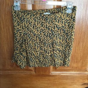 Brandy Melville Floral Mini Skirt