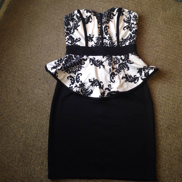 Beautiful black and khaki dress
