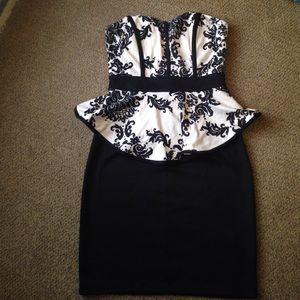 Beautiful black and khaki dress