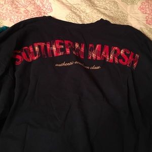 Southern marsh long sleeve tshirt