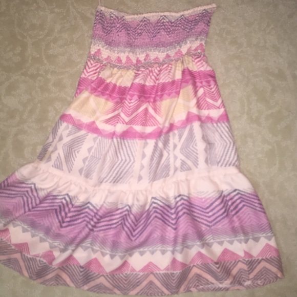 Strapless dress
