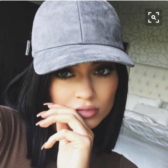 faux suede baseball cap