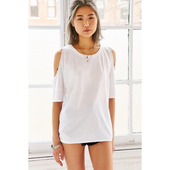 Urban Outfitters Mouchette Cold Shoulder Tee