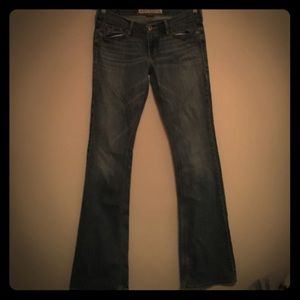 Hollister stretch jeans (worn on bottoms). Long