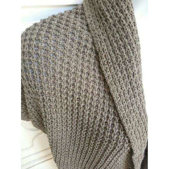 Grey open cardigan with pockets - Picture 2 of 4