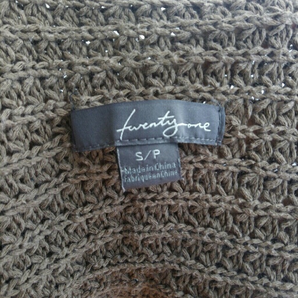 Grey open cardigan with pockets - Picture 3 of 4