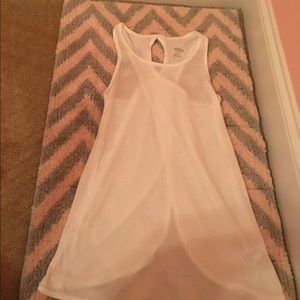 White Back Showing Tank Top