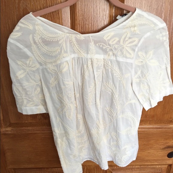 Madewell Embroidered Top