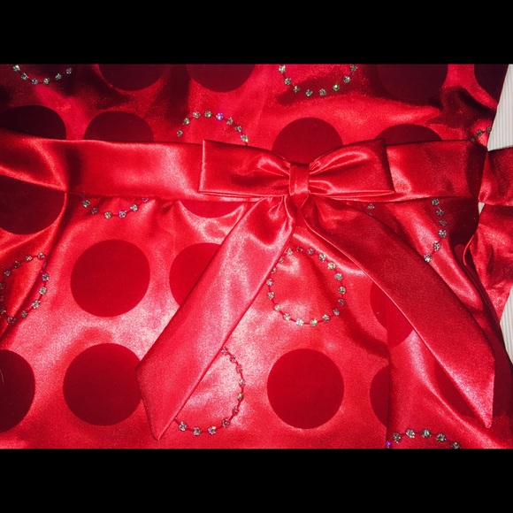 SOLD NWOT Red Bonnie Jean Dress - Picture 3 of 3