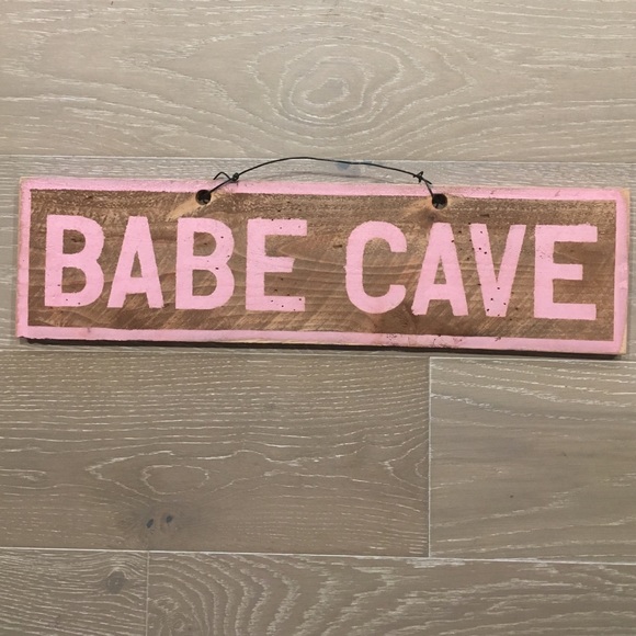 Brandy Melville babe cave hanging sign