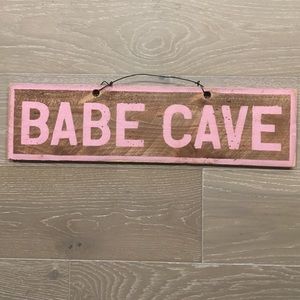 Brandy Melville babe cave hanging sign