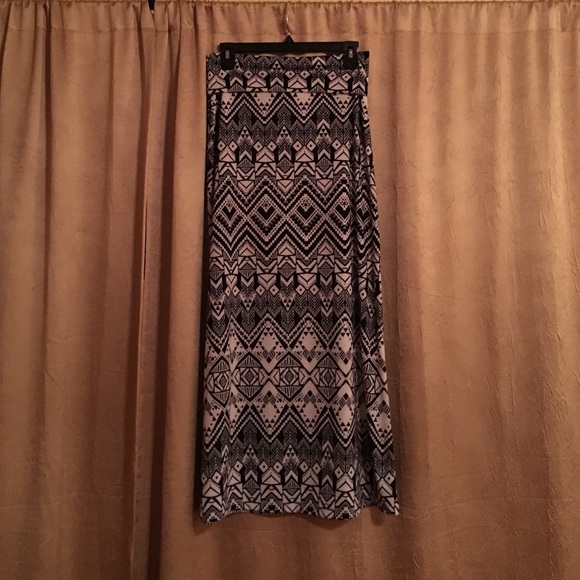 Black and white skirt