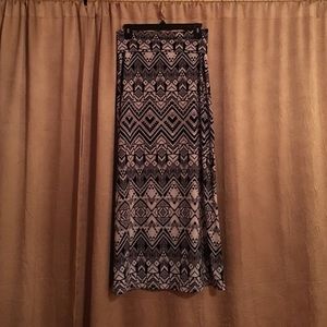 Black and white skirt