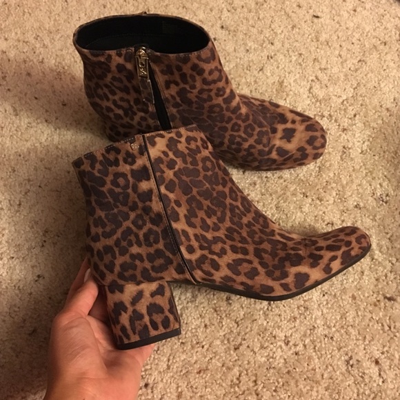 Leopard booties