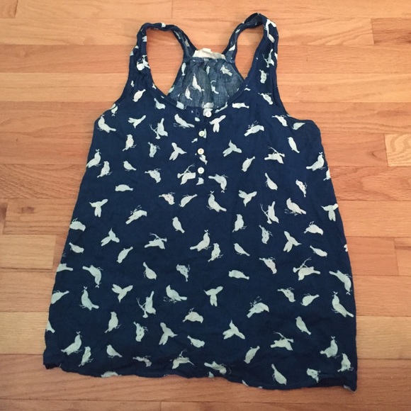 Bird pattern tank top - Picture 1 of 1