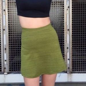American apparel olive green Hyperion skirt small