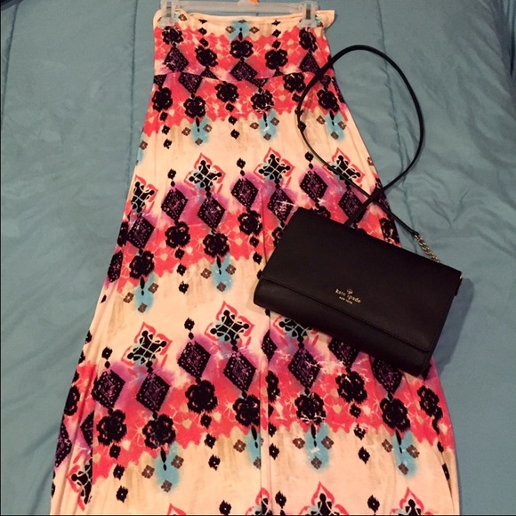 Multicolor maxi skirt