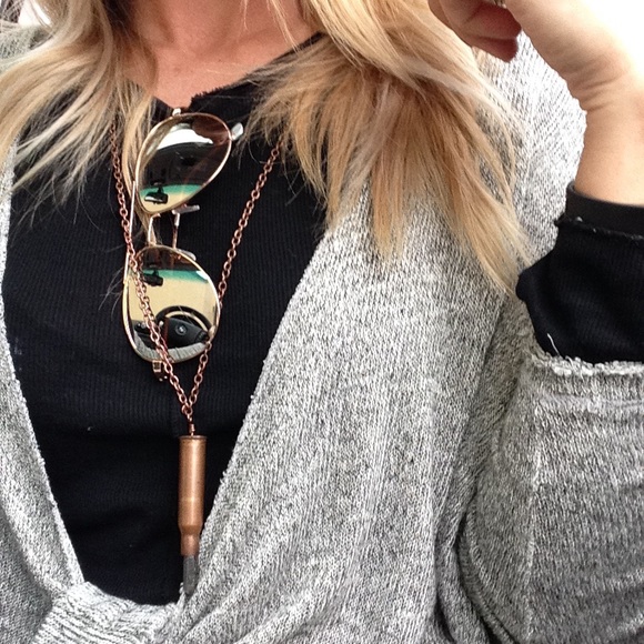 Long Bullet Crystal Necklaces