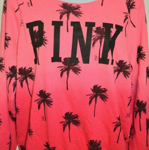 Pink slouchy crew top