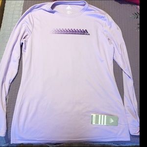 Purple Adidas Top