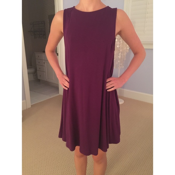 Hourglass Lilly Dresses & Skirts - Deep purple swing dress