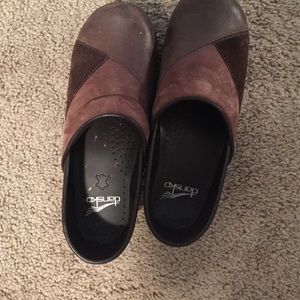 Brown patchwork Dansko size 37