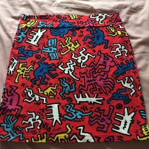 Keith Haring Mini Skirt
